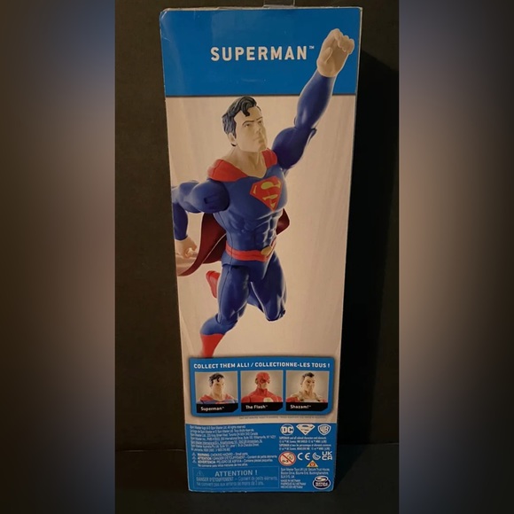 1st Edition DC Heroes Unite SUPERMAN 12” Figure~ Spin Master ~RARE - Picture 5 of 5